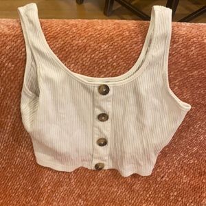 SHEIN Cropped Tank top; Size L; never been worn, very cropped;